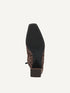 Caprice 9-25354-41 Women’s Stretch Ankle Boots – Square Toe Block Heel with Zip